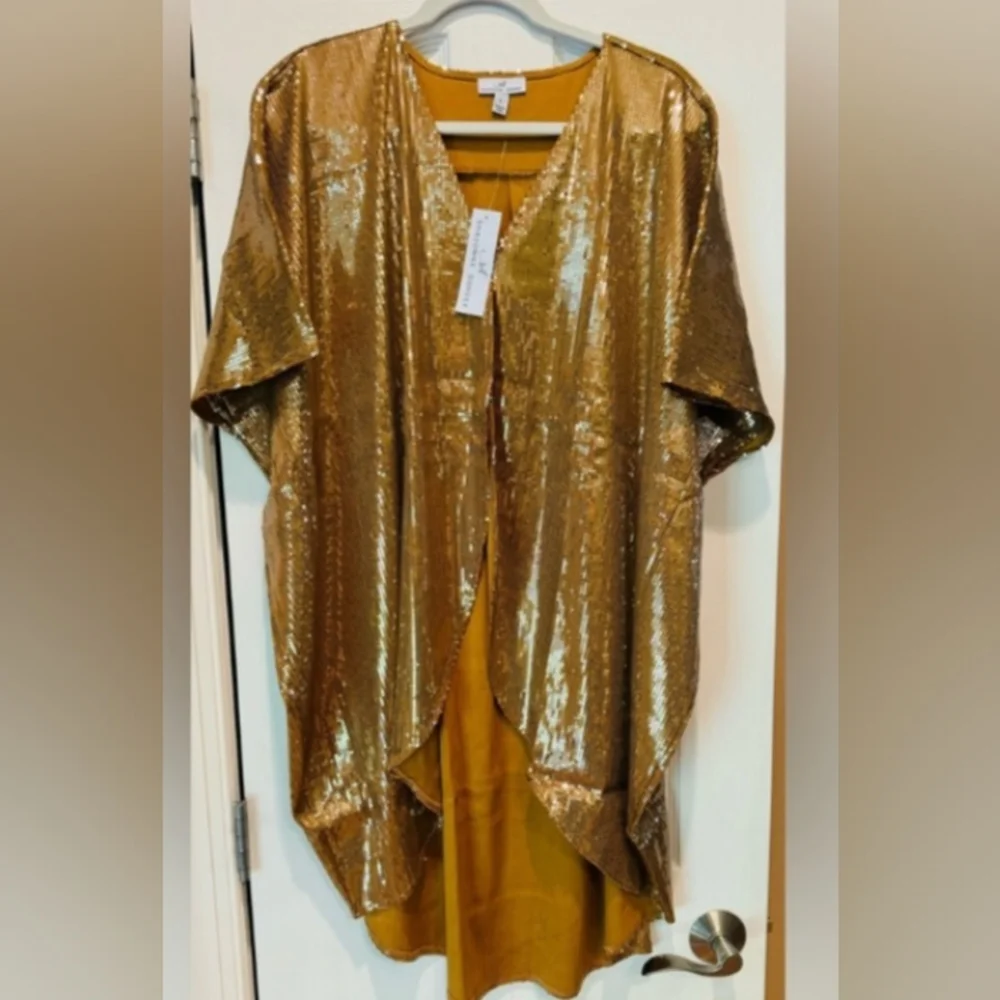 Shavonne Dorsey Gold Sequin  Leisure Suit - Picture 2 of 11
